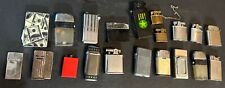 Lot Of 20 Vintage Zippo Lighters - Metal Novelty  picture