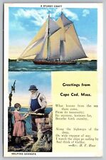 Greetings from Cape Cod Massachusetts  Postcard picture