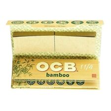 OCB 1 1/4 Rolling Papers Connoisseur w/ Filter Tips Bamboo Papers 1/Pk Free SHPN picture