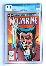 Wolverine Limited Series #1 CGC 5.5 Marvel Comics 9/82 1st Solo Off White Pages picture