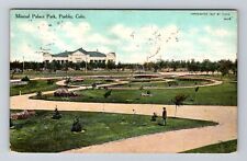 Pueblo CO-Colorado, Mineral Palace Park, Vintage c1909 Postcard picture