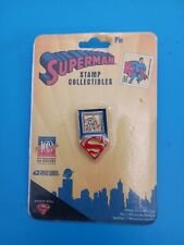 SUPERMAN USPS STAMP COLLECTIONS 1998 LAPEL PIN USA  NEW OLD STOCK picture