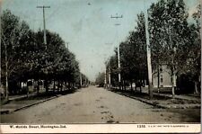 Postcard IN Huntington; W. Matilda Street, Indiana   Z6 picture