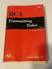RCA TRANSMITTING TUBES TECHNICAL MANUAL TT-5 1962 picture