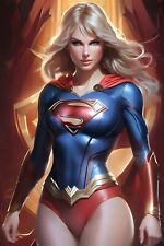 Taylor Swift Supergirl Postcards | 4x6 inch picture