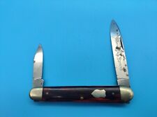 Fight'N Rooster Multi Color Frank Buster Germany Two Blade Folding Pocket Knife  picture