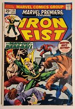 Marvel Premiere #19 (1974) GD/VG Iron Fist 1st App Colleen Wing MVS Intact picture