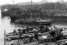 WW2 WWII Photo US Navy PT Boats Cape Glouchester 1944 USN World War Two / 7278 picture