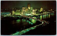 Postcard - Downtown Pittsburgh at Night picture