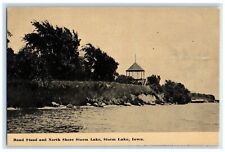 c1910s Band Stand And North Shore Storm Lake Scene Storm Lake Iowa IA Postcard picture