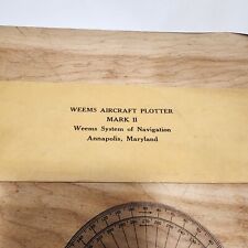 Vintage Weems Aircraft Plotter Mark II Annapolis Maryland with 3 Filght Plane picture