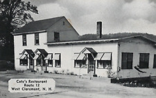 Vintage 1940's Cote's Restaurant Route 12 W Claremont New Hampshire picture
