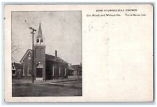 1912 Zion Evangelical Church Terre Haute Indiana IN 9th and Walnut Postcard picture