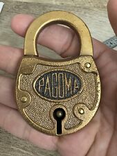 Vintage Old Pagoma Padlock No Key Lock picture