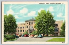 Postcard Pennsylvania Tarentum Allegheny Valley Hospital Classic Cars Unposted picture