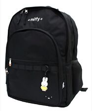 Miffy Backpack Black with Rubber Strap 30L W32×H44×D17cm Polyester from Japan picture