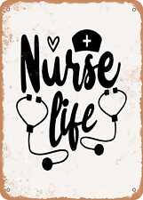 Metal Sign - Nurse Life2 - Vintage Look picture