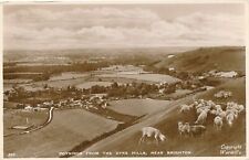POYNINGS - Poynings from The Dyke Hills near Brighton Real Photo PC - England picture