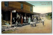 c1910s Arrival Of The US Mail At The Post Office Barryville New York NY Postcard picture