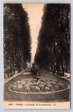 Vintage Postcard PARIS Le Jardin du Luxembourg picture
