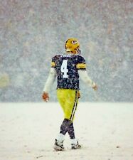 The only Brett Favre 8x10 snow photograph you will ever need Green Bay Packers picture
