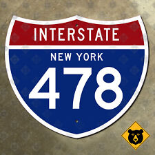 New York Interstate 478 highway marker 1961 sign Brooklyn Battery Tunnel 21x18 picture
