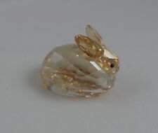 Swarovski Crystal Golden/Light Amber Hare ~ Rabbit ~ Bunny Figure / Figurine picture