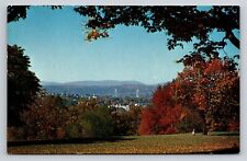 Poughkeepsie NY New York College Hill Vintage Postcard View Park picture