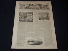 1858 JANUARY 16 LIFE ILLUSTRATED NEWSPAPER - REMINISCENCES OF NEW YORK - NP 5902 picture