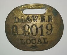 Delaware Lackawanna & Western Railroad Baggage Check, Q9019, 1880's picture