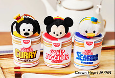 Disney Store Japan Nissin CUP NOODLE TSUM TSUM Plush Set - Mickey Donald Goofy picture