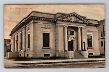 Elkhart IN-Indiana, Post Office, Antique, Vintage Postcard picture