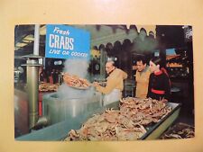 Fisherman's Wharf Crab Stand San Francisco California vintage postcard  picture