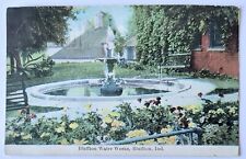Bluffton IN Indiana Water Works Vintage 1909 Postcard C8 picture