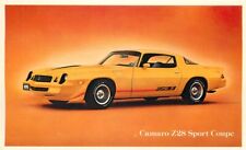 Advertising, 1979 Chevrolet Camaro Z28 Sport Coupe, Yellow picture