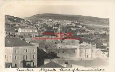 Palestine, Nazareth, RPPC, Church of Annunciation, Panorama View picture