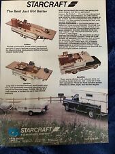 1985 Starcraft Tent Trailer Truck Camper Vintage Ad Starlite Aerostar Allstar picture