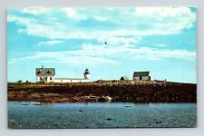 Goat Island Light Cape Porpoise Kennebunkport Maine ME Postcard PM Wakefield RI picture