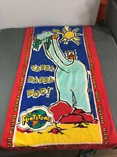 Macy's The Flintstones Beach Towel Rare Vintage Yabba Dabba Doo picture