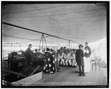 Photo:USS TEXAS,Ensign Gherardi,King's Daughters,August 1897,Cross & Badge picture