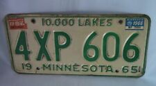 Vintage 1965 Minnesota 10,000 Lakes  License Plate - One Plate picture