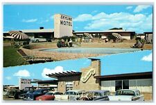 c1960's Skyline Motel And Restaurant Mineral Wells Texas TX Dual View Postcard picture