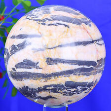 9.67LB Natural Zebra Stone Sphere Quartz Crystal Reiki Ball picture