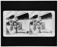 Photo of Stereograph,Fish Peddler,Aguadilla,Peurto Rico,c1900,Peddler,Vendor picture