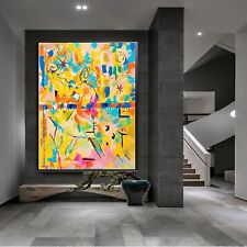 Sale Abstract Caribbean HANDMADE 60H X 48W & 2 FREE CANVAS GICLEES 2,495 Now 995 picture