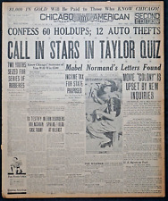 1922 Chicago Front & 2nd Page - Hollywood Stars Called in Desmond Taylor Quiz picture