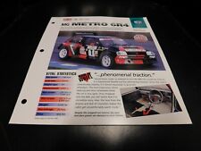 1981-1985 MG Metro 6R4 Spec Sheet Brochure Photo Poster 82 83 84 picture
