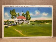Riverside Municipal Golf Club Portland Maine Linen Postcard No 1269 picture