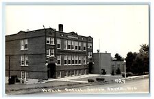 c1940's Public School Building South Wayne Wisconsin WI RPPC Photo Postcard picture