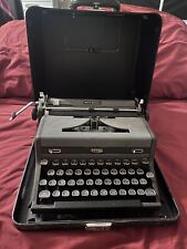 Vintage Royal Quiet DeLuxe Typewriter With Case Black picture